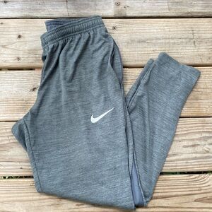 Grey Nike running sweats